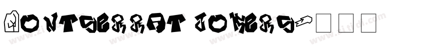 Montserrat jokers字体转换